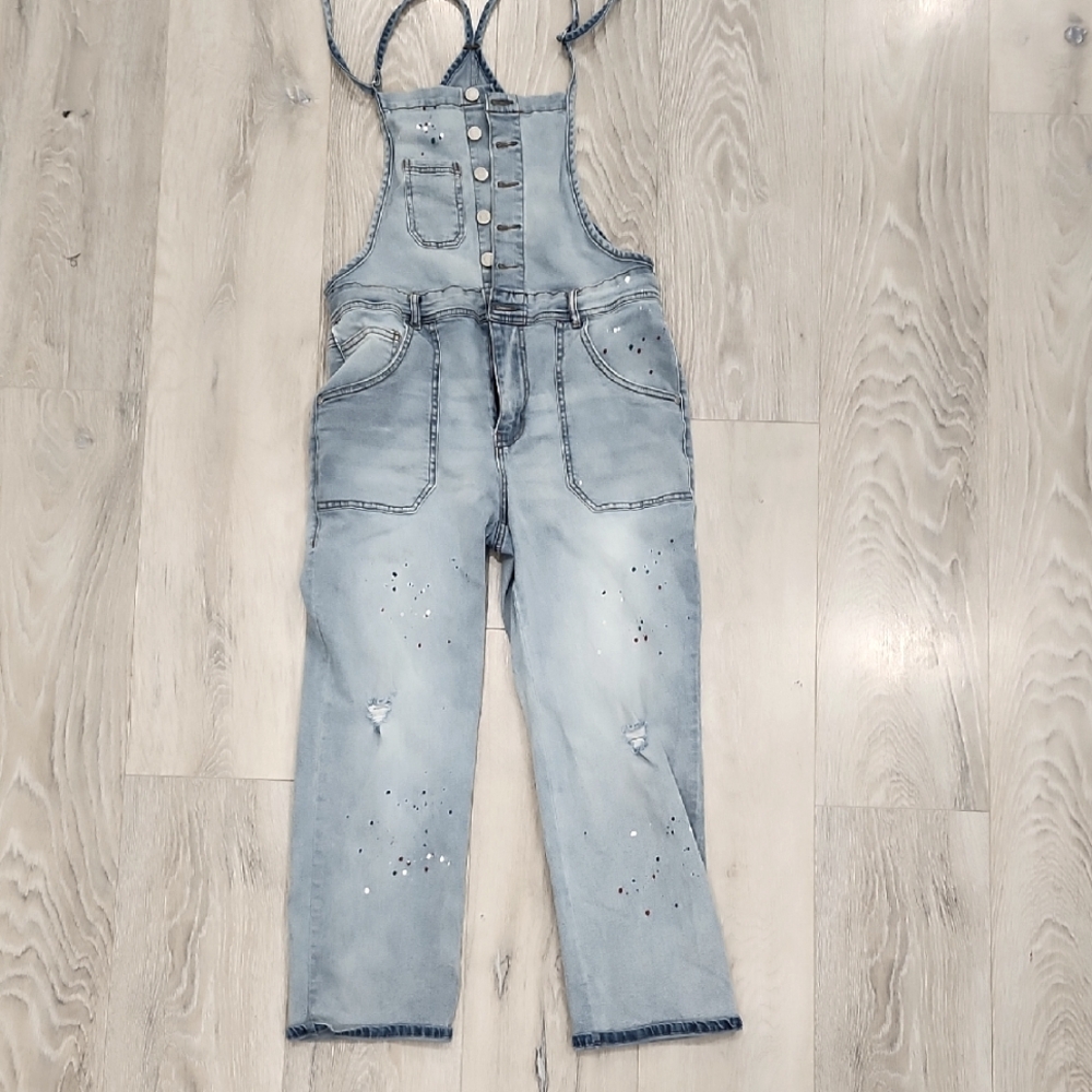Cato Light Blue Women's Denim Overalls